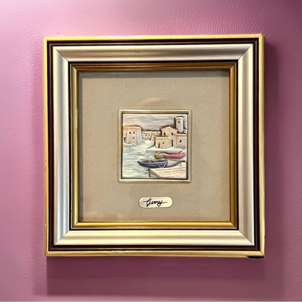 “Gerry”Silver 925 wall art decor with certificate of authenticity